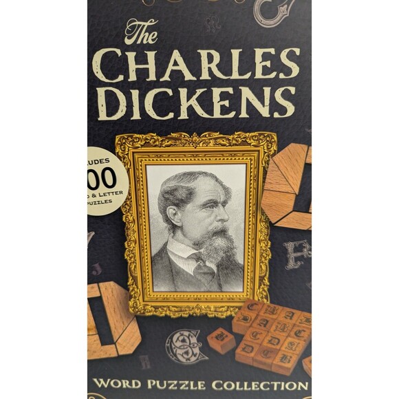 The Charles Dickens Word Puzzle Collection Game 100 Word and Letter Puzzles NEW - Picture 5 of 6
